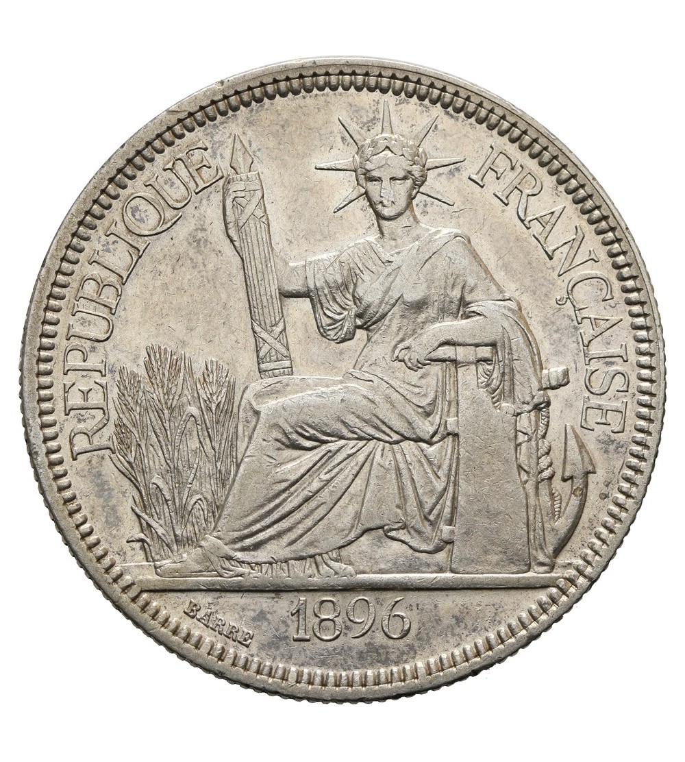 French Indochina 1 Piastres 1896 French Indochina 1 Piastres 1896