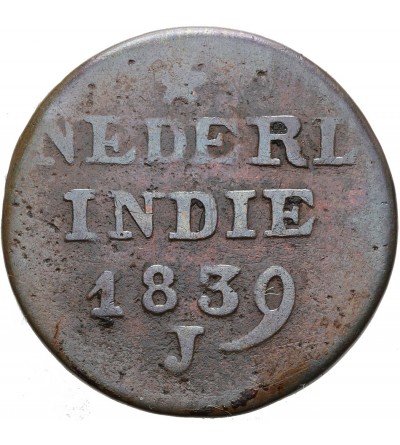 Wschodnie Indie Holenderskie 2 centy 1839 J