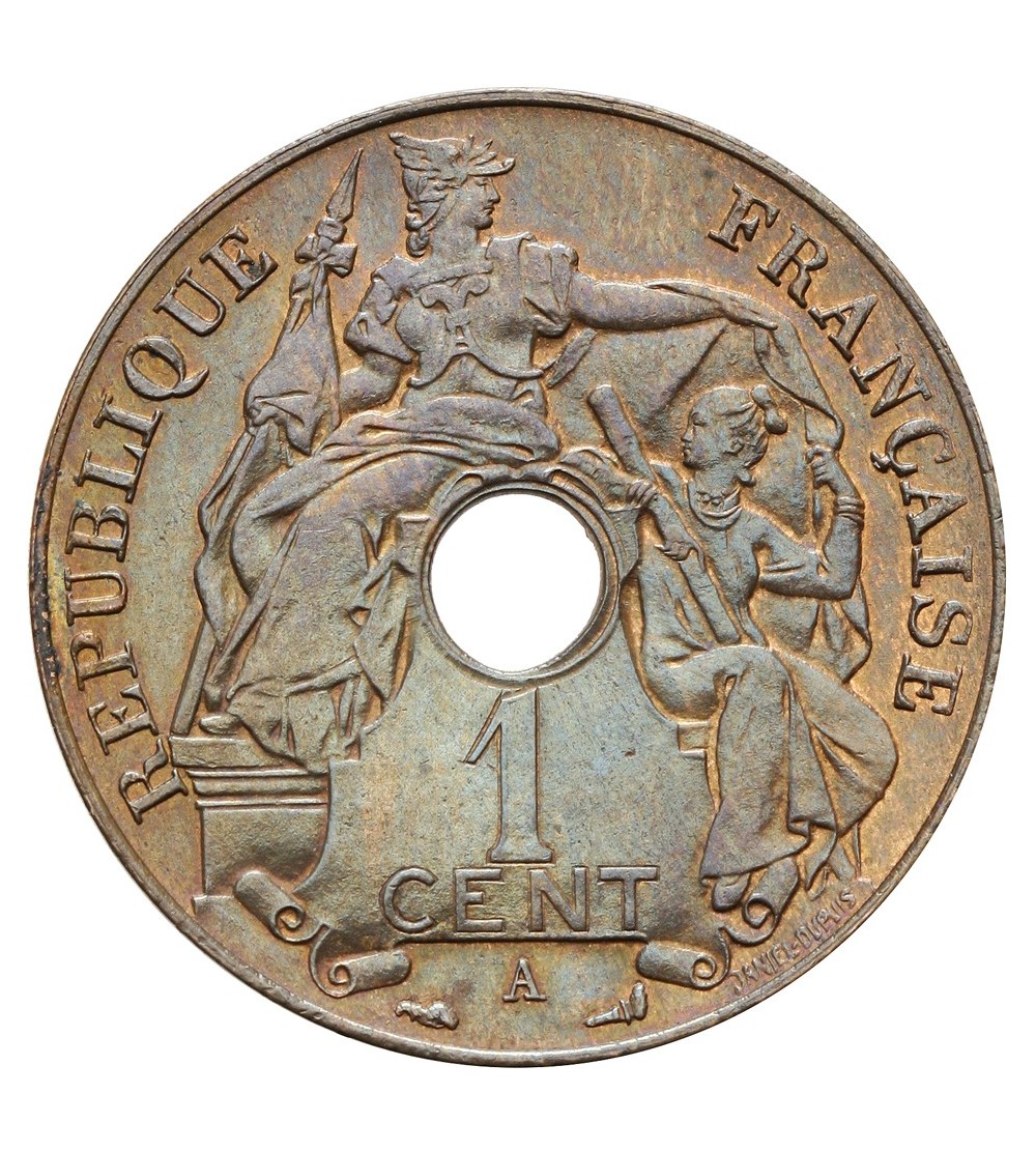 Indochiny Francuskie 1 cent 1910 A