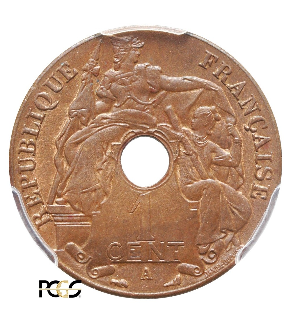 French Indo-China Cent 1911 A - PCGS MS 64 BN French Indo-China Cent 1911 A - PCGS MS 64 BN