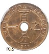 Indochiny Francuskie 1 cent 1917 A - PCGS MS 64 BN