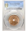 Indochiny Francuskie 1 cent 1919 A - PCGS MS 64 RB