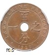 Indochiny Francuskie 1 cent 1922 A - PCGS MS 65 BN