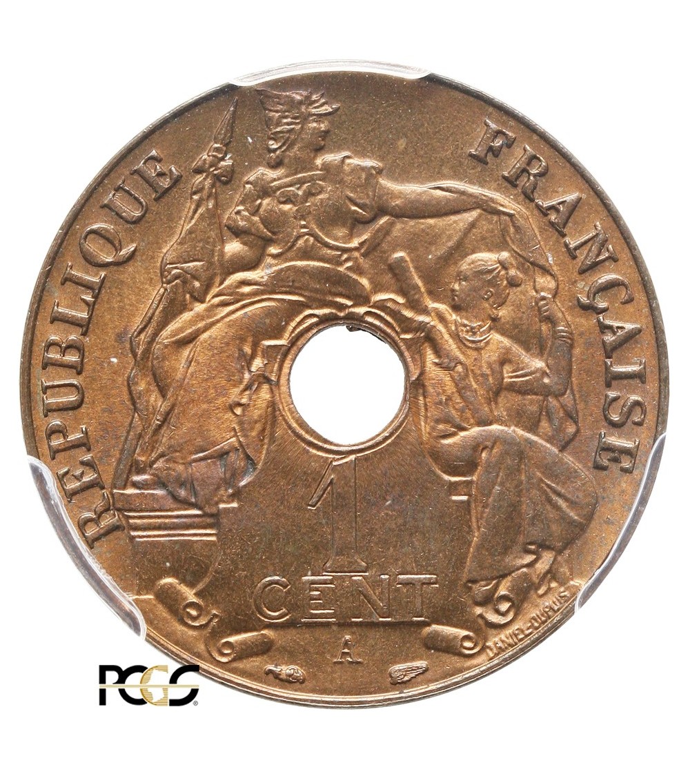 French Indo-China Cent 1938 A - PCGS MS 66 RB French Indo-China Cent 1938 A - PCGS MS 66 RB