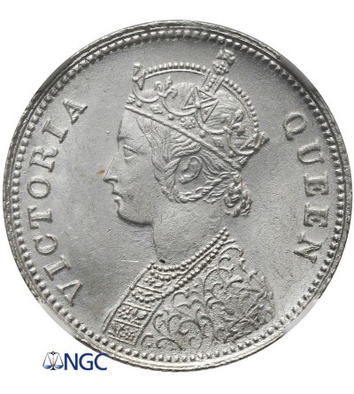India British 1/4 Rupee 1862 C -  NGC MS 63