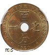 Indochiny Francuskie 1 cent 1920 A - PCGS MS 64 BN