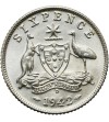 Australia 6 Pence 1942 D