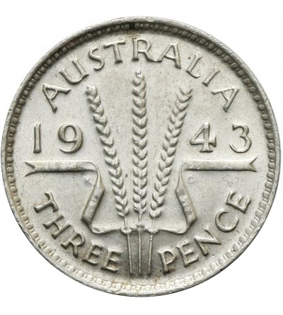 Australia 3 Penny 1943