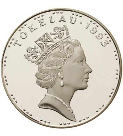 Tokelau, $ 5 Lima Tala 1993, H.M.S. Pandora - Proof