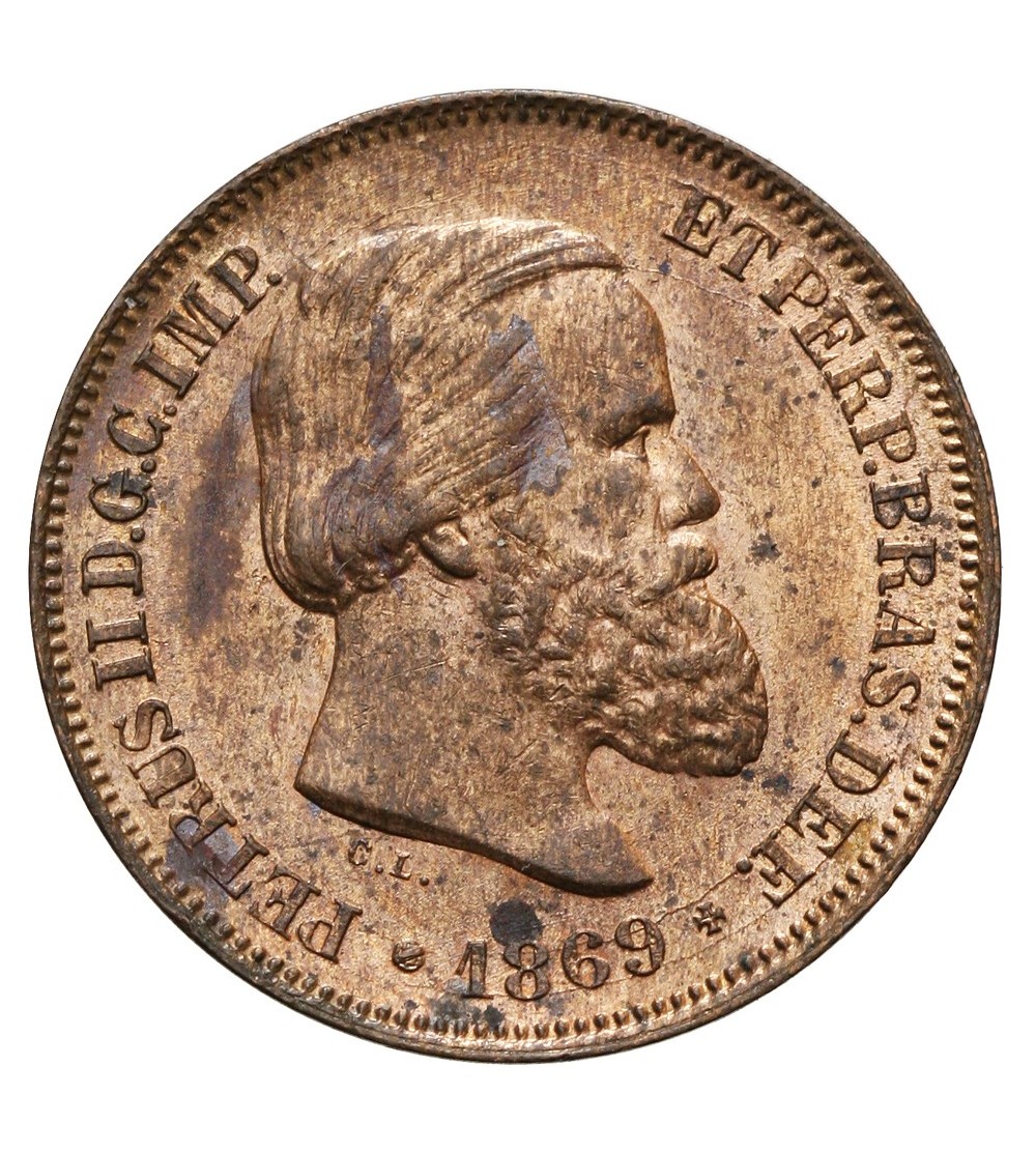 Brazylia 10 Reis 1869
