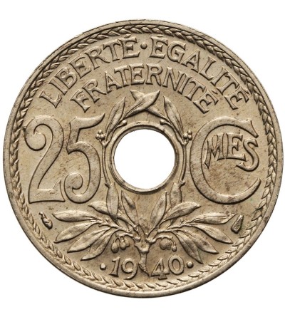 France 25 Centimes 1940
