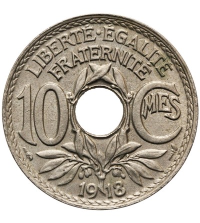 France 10 Centimes 1918