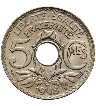 Francja 5 Centimes 1918