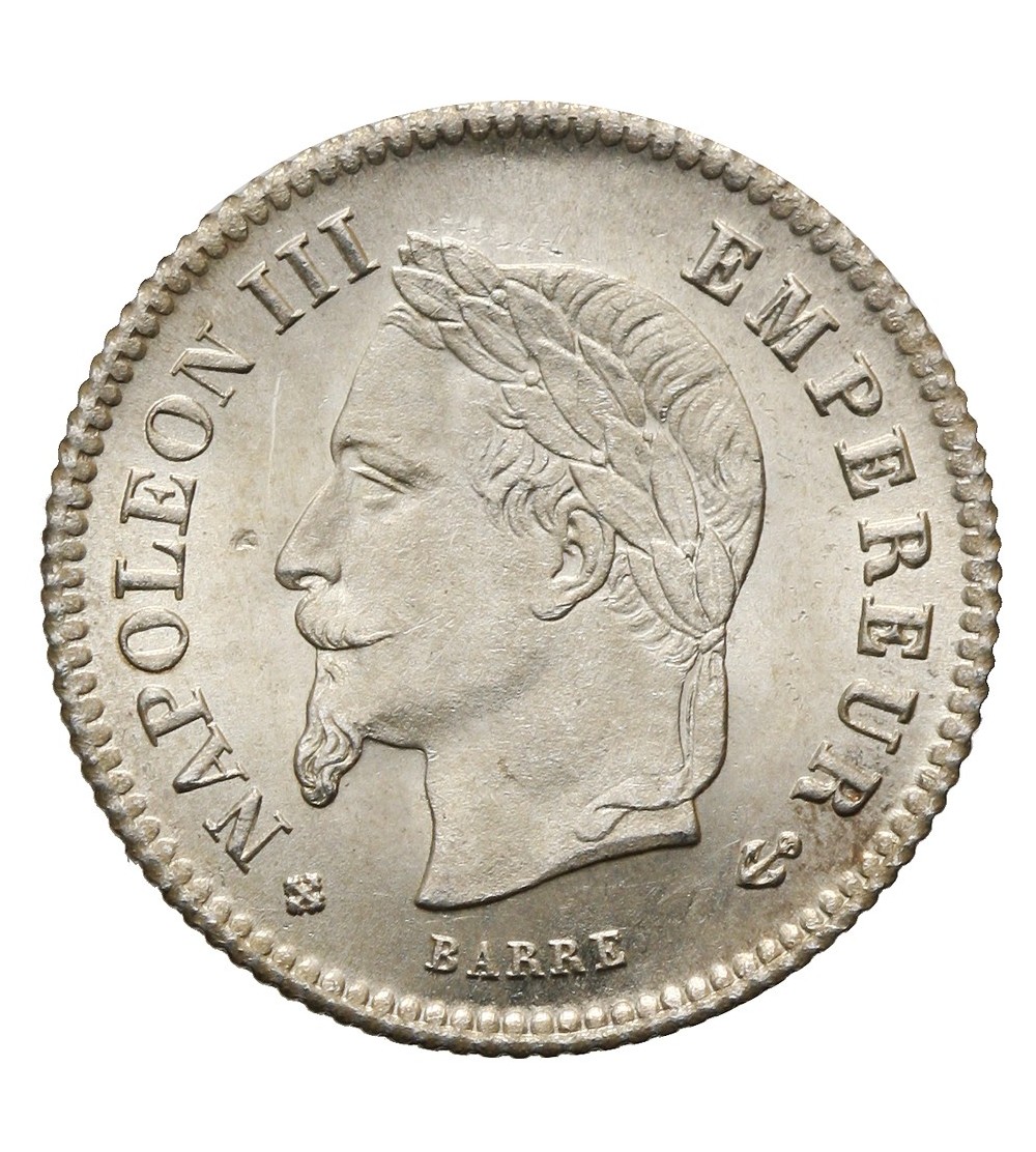 Francja 20 Centimes 1867 BB