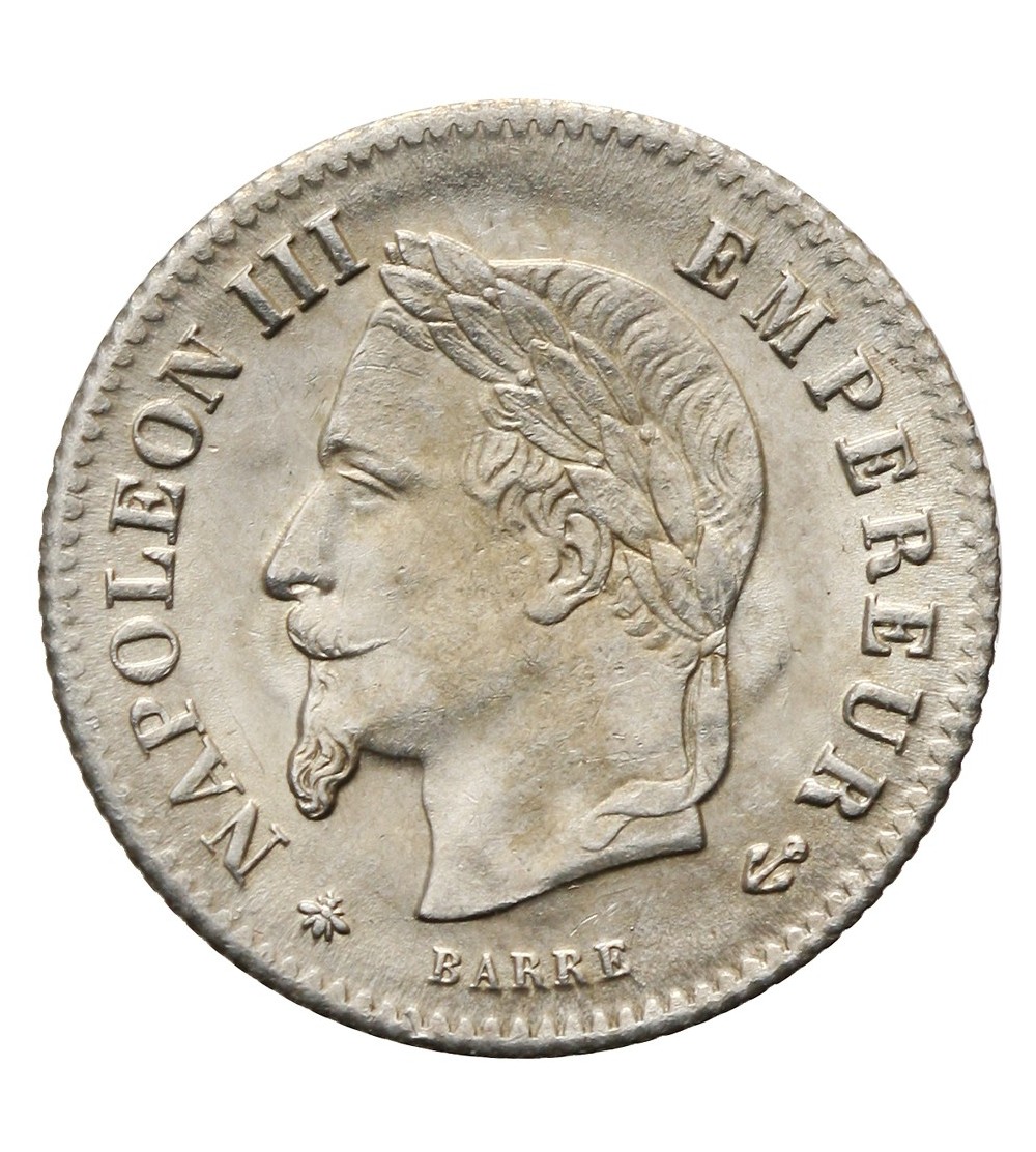 Francja 20 Centimes 1867 A