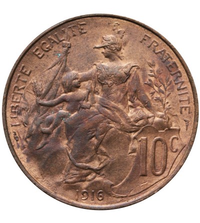 France 10 Centimes 1916
