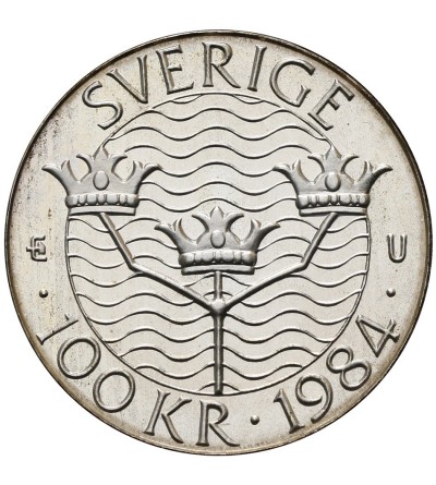 Szwecja 100 koron 1985, rok lasu