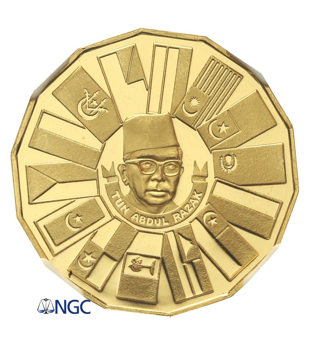 Malezja 200 Ringgit 1976 FM - NGC PF 66 Ultra Cameo Malezja 200 Ringgit 1976 FM - NGC PF 66 Ultra Cameo