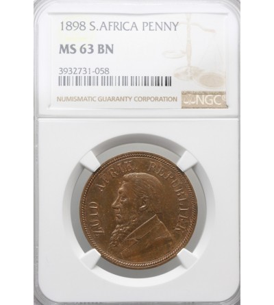 RPA 1 Penny 1898 - NGC MS 63 BN