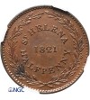 Saint Helena 1/2 Penny 1821 - NGC MS 62 BN