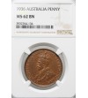 Australia Penny 1936 - NGC MS 62 BN