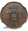 Portugal 3 Reis 1868 - NGC MS 62 BN
