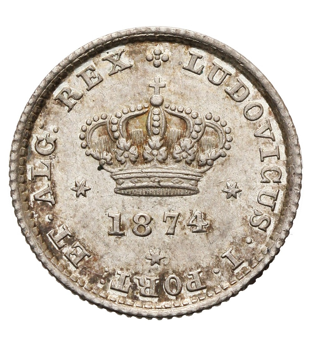 Portugalia 50 Reis 1874