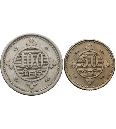 Portugal 50, 100 Reis 1900