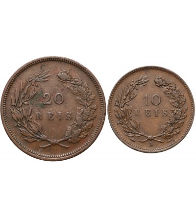 Portugalia 10, 20 Reis 1892 A, 1892