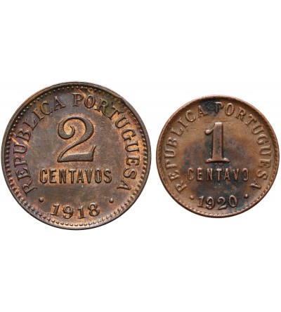 Portugal 1, 2 Centavos 1918-1920