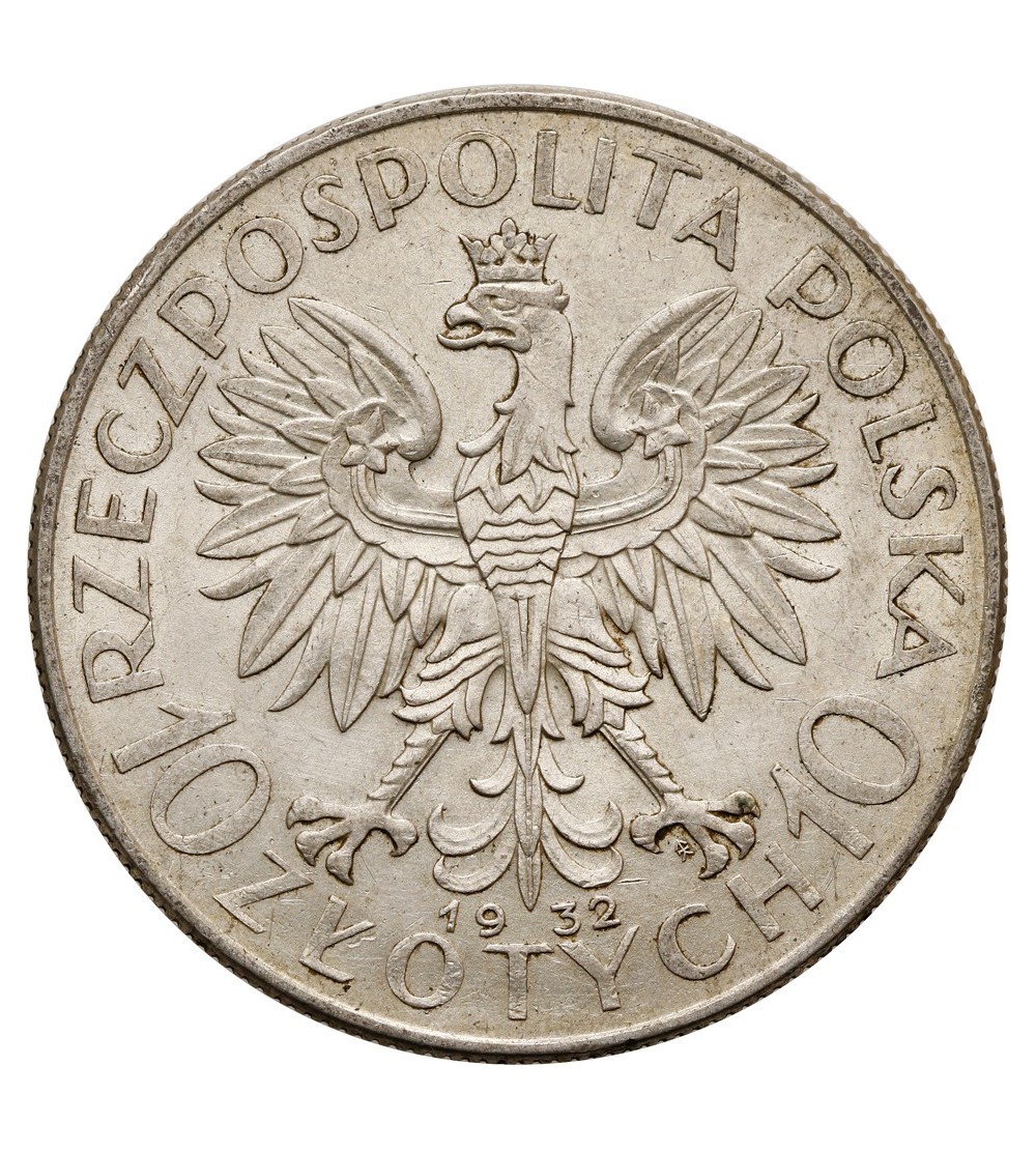 Poland 10 Zlotych 1932, without mint mark Poland 10 Zlotych 1932, without mint mark