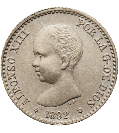 Hiszpania 50 centimos 1892 (92) PG-M
