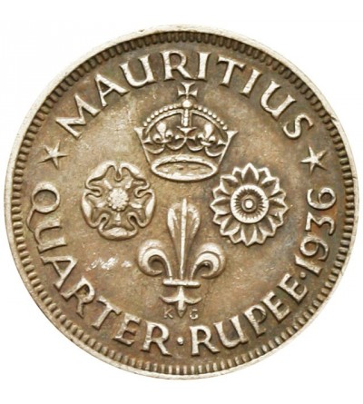 Mauritius 1/4 rupii 1936