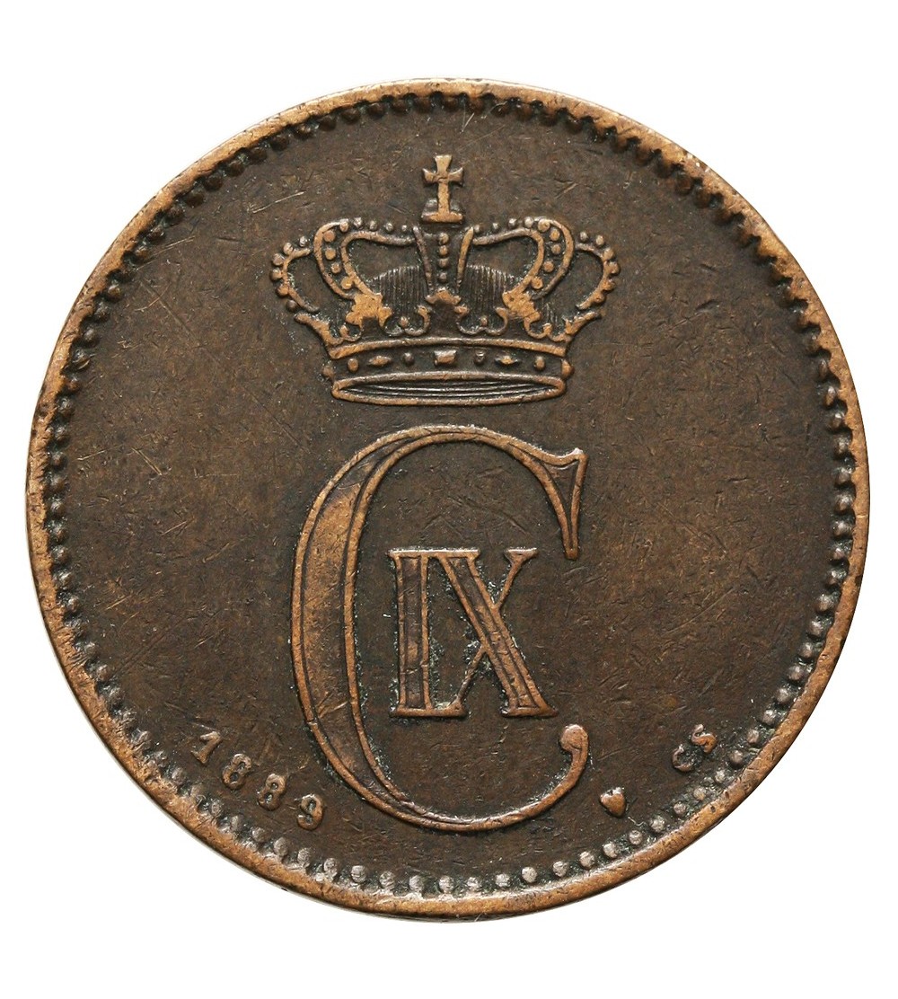 Denmark 2 ore 1889