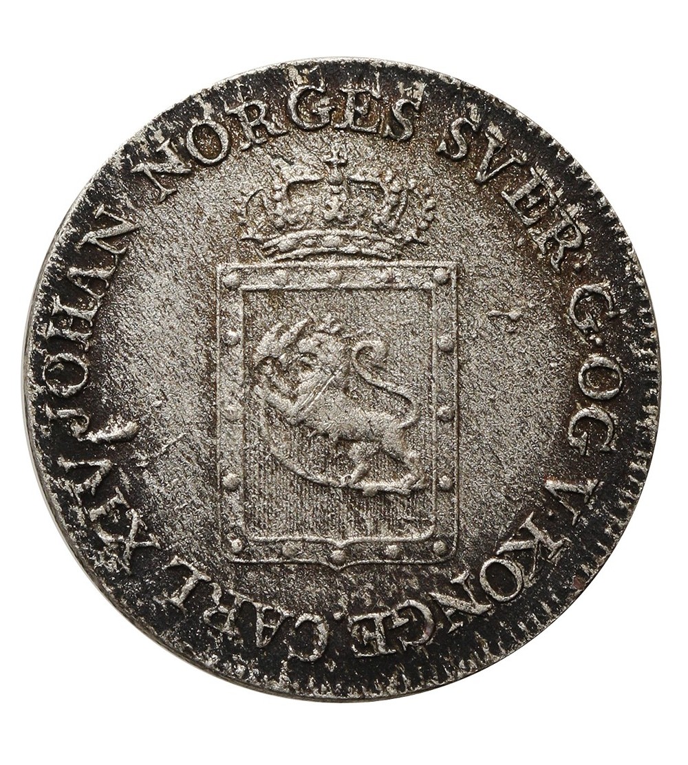 Norway 4 Skilling Species 1825 JMK Norway 4 Skilling Species 1825 JMK