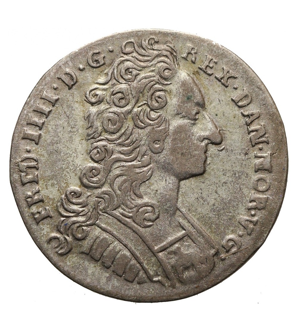 Denmark 8 Skilling 1729 CW, Glückstadt Denmark 8 Skilling 1729 CW, Glückstadt