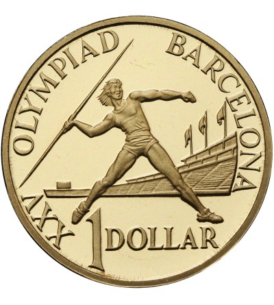 Australia. 1 dolar 1992, XXV Igrzyska Olimpijskie, Barcelona - Proof