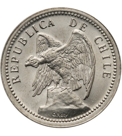 Chile 20 Centavos 1939, KM 167.3, Cu-Ni 22,5 mm, Condition Beautiful UNC