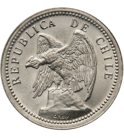 Chile, Republic. 20 Centavos 1939, Condor