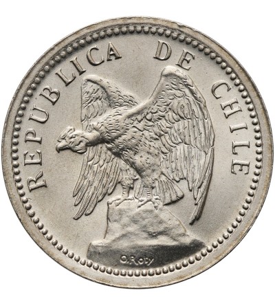 Chile, republika. 20 Centavos 1939, kondor