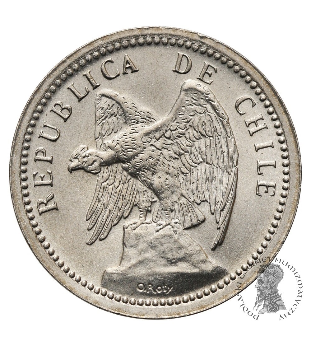 Chile, Republic. 20 Centavos 1939, Condor