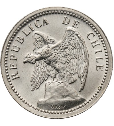 Chile, republika. 20 Centavos 1939, kondor