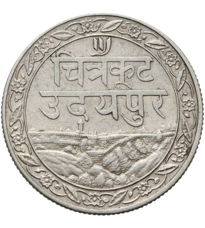 India - Mewar 1/2 Rupee 1928