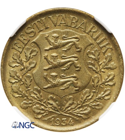 Estonia 1 korona 1934 - NGC MS 62