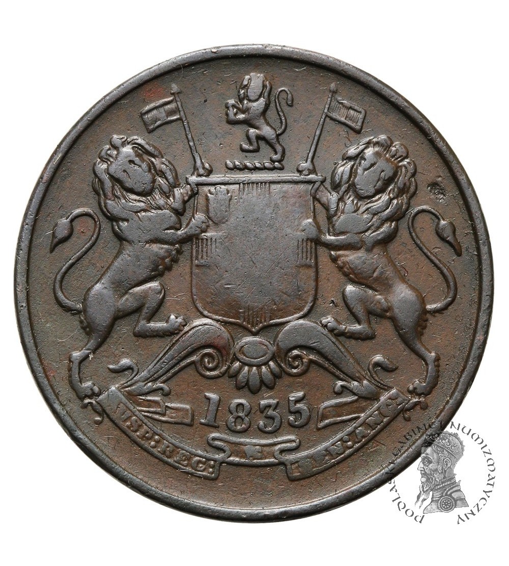 Indie Brytyjskie 1/2 anna 1835, East India Company