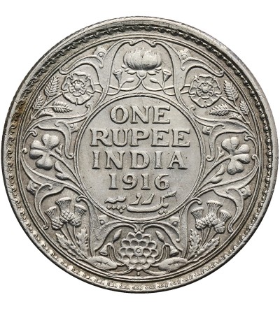 Indie Brytyjskie 1 rupia 1916 (b)