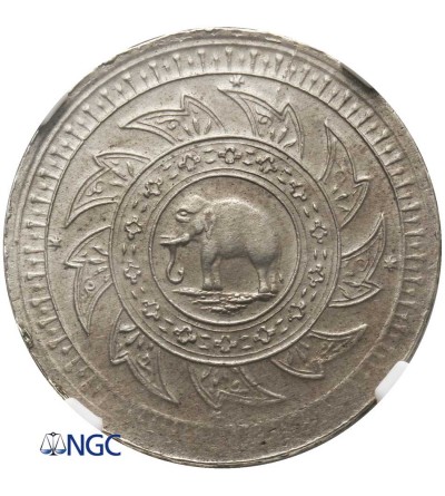 Thailand 1/2 Baht (2 Salu'ng) 1860, Rama IV - NGC AU Details