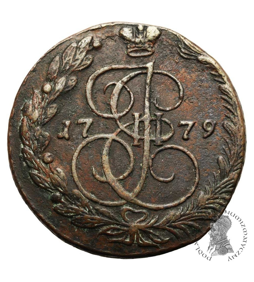 Rosja 5 kopiejek 1779 EM, Jekaterinburg Rosja 5 kopiejek 1779 EM, Jekaterinburg