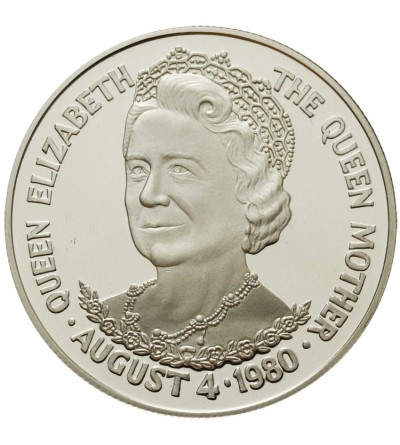 Tristan da Cunha 25 pensów 1980, 80 urodziny Królowej