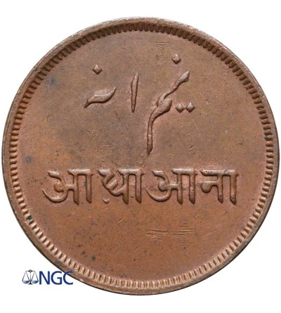 India British 1/2 Anna ND (1831-35), Bengal Presidency - NGC MS 62 BN